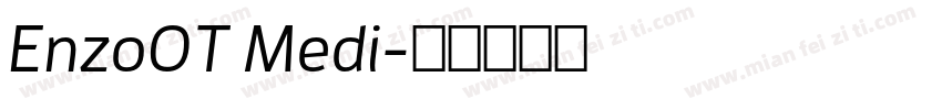EnzoOT Medi字体转换